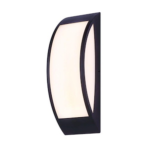 12W 1 LED Outdoor Wall Mount-13.25 Inches Tall and 4.38 Inches Wide