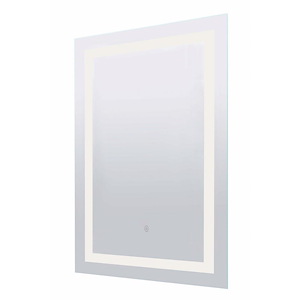 57W LED Rectangular Mirror-36 Inches Tall and 28 Inches Wide
