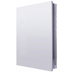 3W LED Square Medicine Cabinet Mirror-23.6 Inches Tall and 15.7 Inches Wide