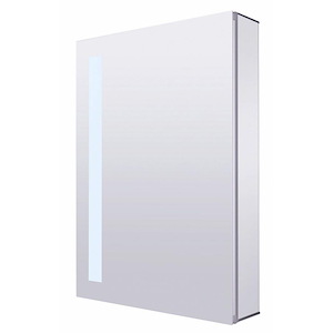 10W LED Square Medicine Cabinet Mirror-27.6 Inches Tall and 19.7 Inches Wide
