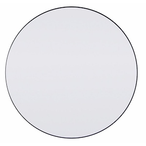 Round Mirror-2 Inches Tall and 32 Inches Wide