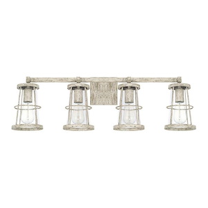 Beaufort - 4 Light Transitional Bath Vanity Approved for Damp Locations - in Transitional style - 31 high by 10 wide - 724411