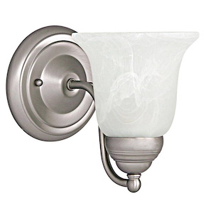 8 Inch 1 Light Wall Sconce - in Traditional style - 6 high by 8 wide