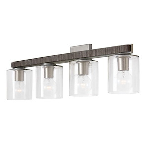 Sawyer - 4 Light Bath Vanity In Urban/Industrial Style-9.25 Inches Tall and 32 Inches Wide