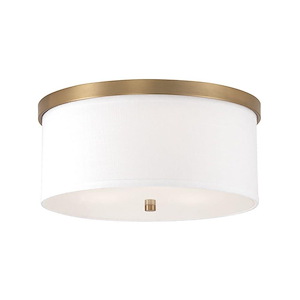 Midtown - 3 Light Flush Mount In Minimalist Style-7.25 Inches Tall and 15.75 Inches Wide - 1300595