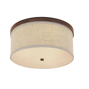 Midtown - 3 Light Flush Mount - in Modern style - 16 high by 7.25 wide