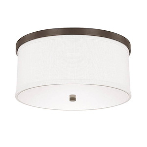 Midtown - 3 Light Flush Mount - in Modern style - 15.75 high by 7.25 wide