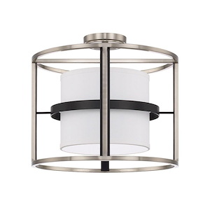 Tux - 4 Light Semi-Flush Mount - in Transitional style - 16 high by 16.5 wide