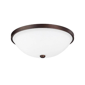 13 Inch 2 Light Flush Mount - in Modern style - 13 high by 4.5 wide