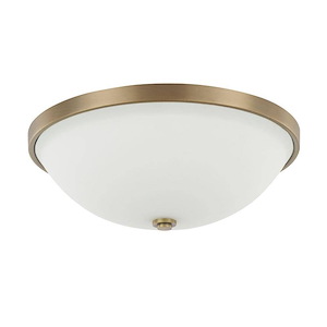 3 Light Flush Mount 5.25 Inch 3 Light Flush Mount - in Transitional style - 14.75 high by 5.25 wide