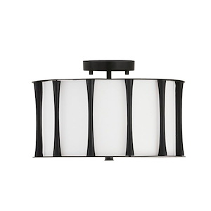 Bodie - 3 Light Semi-Flush Mount In Vintage Style-9 Inches Tall and 15 Inches Wide - 1287795