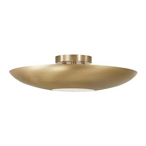 Gia - 4 Light Semi-Flush Mount-6 Inch Tall and 22.5 Inch Wide - 1394651