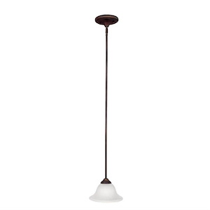 Hometown - 1 Light Mini Pendant - in Transitional style - 10 high by 45.25 wide