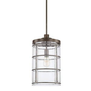 Colby - 9.75 Inch 1 Light Pendant - in Industrial style - 9.75 high by 68.25 wide