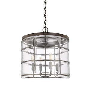 Colby - 4 Light Pendant - in Industrial style - 15.25 high by 16.5 wide