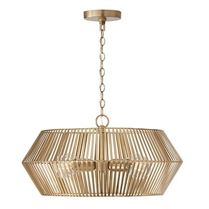 Kaiya - 4 Light Pendant In Modern Style-11.5 Inches Tall and 22 Inches Wide