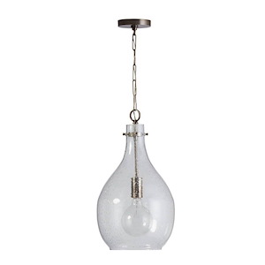 21.5 Inch 1 Light Pendant - in Urban/Industrial style - 12 high by 21.5 wide