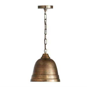 11 Inch 1 Light Pendant - in Urban/Industrial style - 10 high by 11 wide