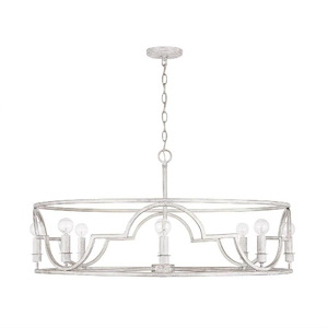 Demi - 8 Light Pendant - in Transitional style - 34 high by 17.75 wide