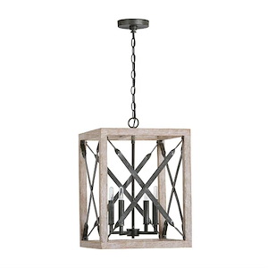 Remi - 4 Light Pendant - in Urban/Industrial style - 15 high by 21.5 wide