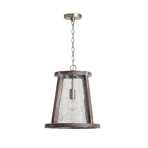 Connor - 16 Inch 1 Light Pendant - in Urban/Industrial style - 16 high by 19.5 wide