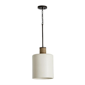11.5 Inch 1 Light Pendant - in Urban/Industrial style - 11.5 high by 16.5 wide