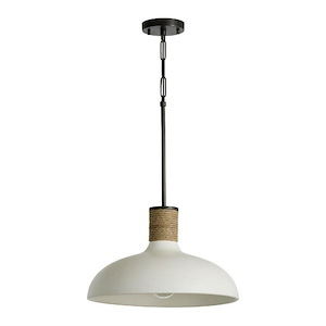 17.5 Inch 1 Light Pendant - in Urban/Industrial style - 17.5 high by 11.5 wide - 1221862