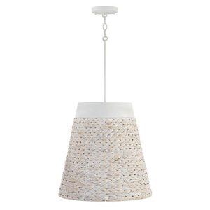 Tallulah - 4 Light Pendant In Transitional Style-18 Inches Tall and 18 Inches Wide
