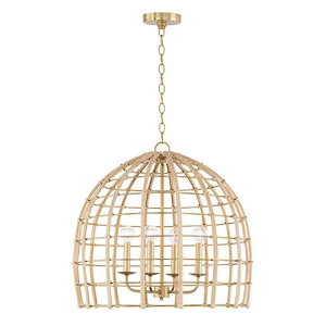 Wren - 4 Light Pendant In Modern Style-21.75 Inches Tall and 23 Inches Wide - 1117080