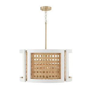 Lola - 4 Light Pendant In Transitional Style-14 Inches Tall and 24 Inches Wide - 1117068