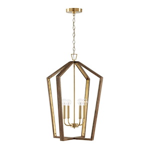Maren - 4 Light Pendant In Transitional Style-26.75 Inches Tall and 20 Inches Wide