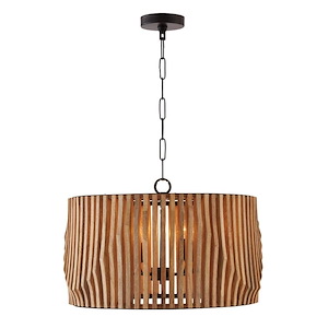 Archer - 4 Light Pendant In Modern Style-14 Inches Tall and 24 Inches Wide