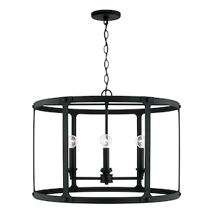 Brennen - 4 Light Pendant In Urban/Industrial Style-18 Inches Tall and 25 Inches Wide