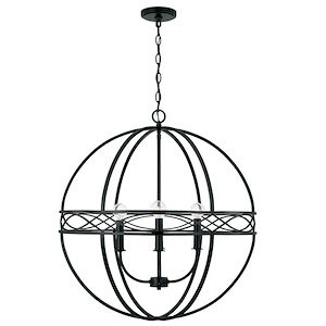 Avery - 4 Light Pendant In Transitional Style-28 Inches Tall and 26 Inches Wide - 1117055