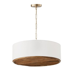 Soleil - 4 Light Pendant In Coastal Style-10.75 Inches Tall and 24.5 Inches Wide - 1287796