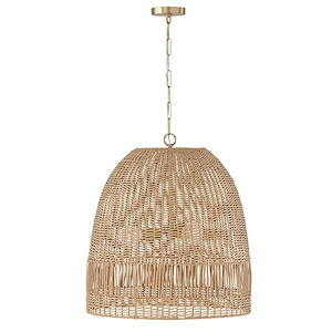 Naomi - 3 Light Pendant In Coastal Style-26.75 Inches Tall and 24 Inches Wide - 1287840