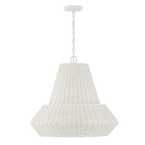Boca - 4 Light Pendant In Coastal Style-22.75 Inches Tall and 24 Inches Wide