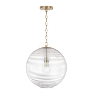 Dolan - 1 Light Pendant In Minimalist Style-16.75 Inches Tall and 15 Inches Wide - 1287859