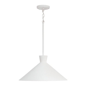 Paloma - 1 Light Pendant In Contemporary Style-9 Inches Tall and 17.75 Inches Wide - 1287558