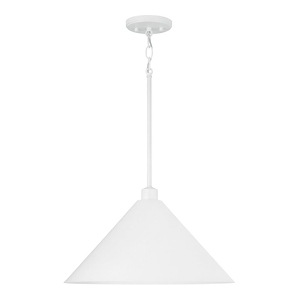 Alden - 1 Light Pendant In Modern Style-10.25 Inches Tall and 18 Inches Wide