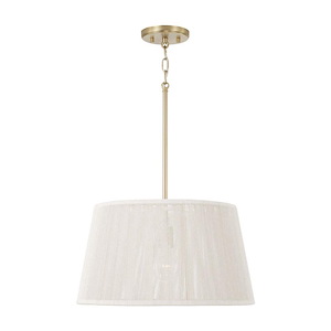 Tara - 1 Light Pendant-10 Inch Tall and 17.75 Inch Wide - 1394673