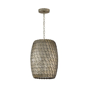 Delphine - 1 Light Pendant-17 Inch Tall and 12 Inch Wide - 1394695