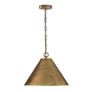 Casa - 1 Light Pendant-12.25 Inch Tall and 17 Inch Wide - 1394697