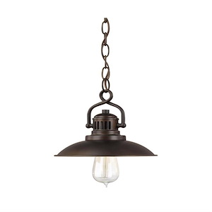 O'Neal - 1 Light Mini Pendant - in Industrial style - 9.5 high by 9 wide - 472534