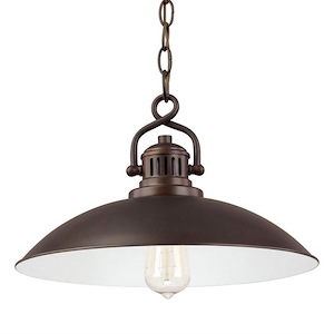 O'Neal - 1 Light Pendant - in Industrial style - 15 high by 10 wide - 472533