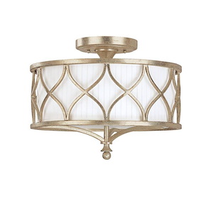 Fifth Avenue - 15 Inch 3 Light Semi-Flush Mount - in Transitional style - 15 high by 12 wide