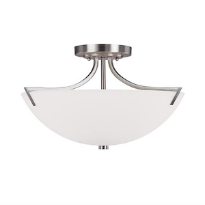 Stanton - 3 Light Semi-Flush Mount - in style - 17 high by 10 wide - 380912