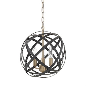 Axis - 3 Light Pendant - in Transitional style - 0 high by 0 wide - 616053