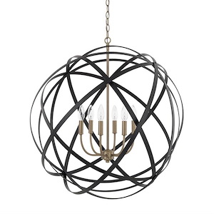 Axis - 6 Light Pendant - in Transitional style - 0 high by 0 wide