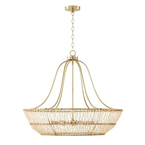 Wren - 6 Light Chandelier In Transitional Style-27.25 Inches Tall and 32 Inches Wide - 1117050